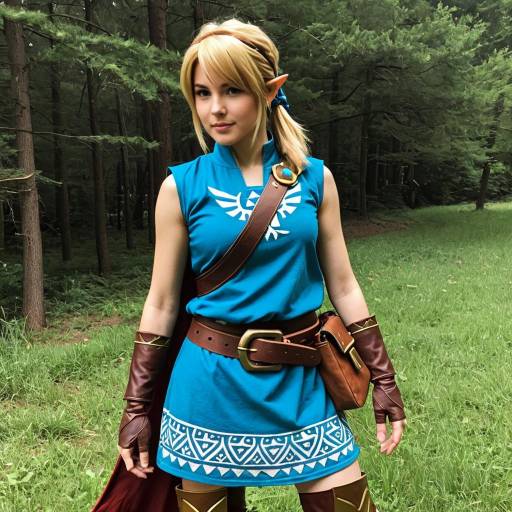 Sexy Hyrule Warriors Link Cosplay Outfit