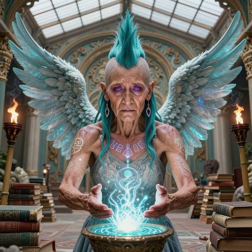 Arcane Geriatric Warrior Portrait