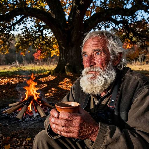 Portrait of a Seasoned Nomad