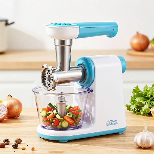 Hand-Powered Multi-Use Food Processor