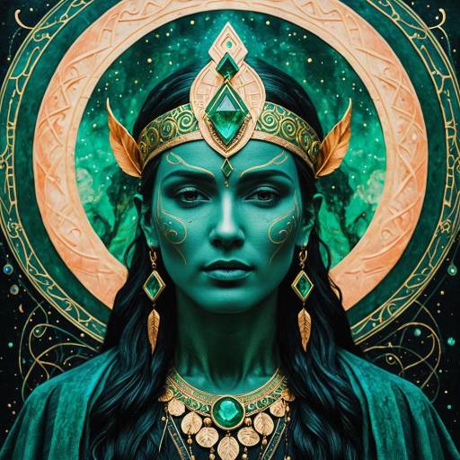 Mystical Arcane Shaman Portrait