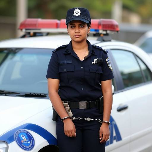 Photorealistic Police Officer Portrait