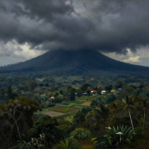 Ominous Bali Landscape Portrait
