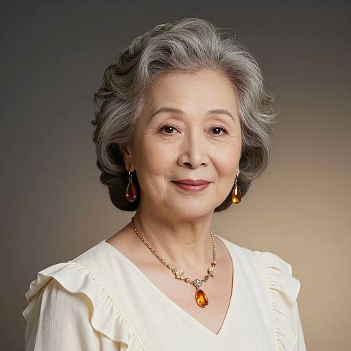 Timeless Portrait of Elderly Woman