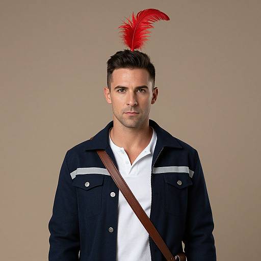 Man in Phoenix Top Gun Costume