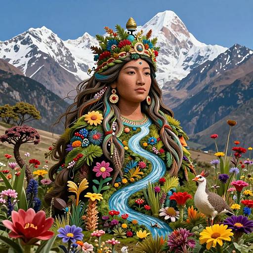 Pachamama Earth Spirit Artwork