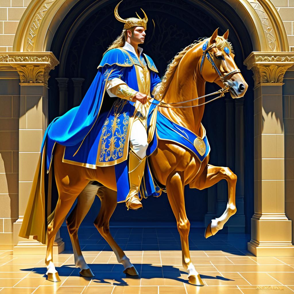 Noble Centaur in Royal Robes Art