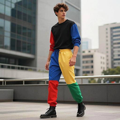 Stylish Spanish Man in Urban Fashion