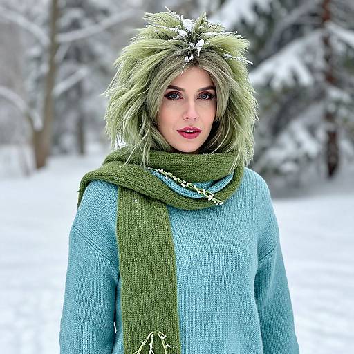 Snow White Hag Hooded Winter Costume