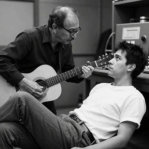 Intense Duo in Industrial Setting