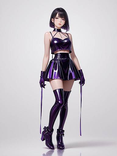 Modern Party Fashion Woman Portrait