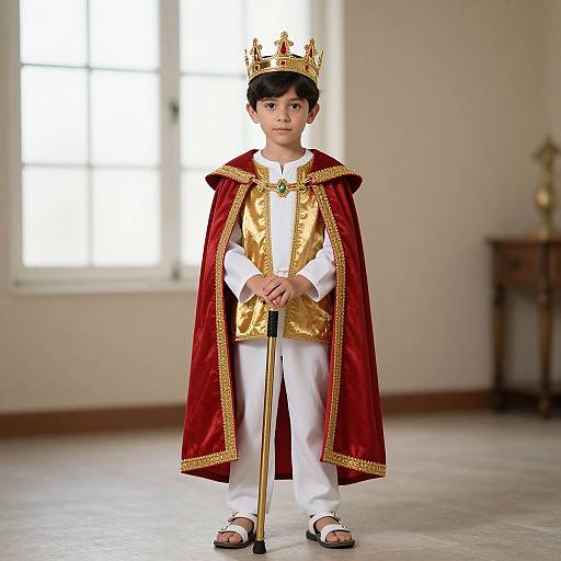 Child King in Nativity Costume