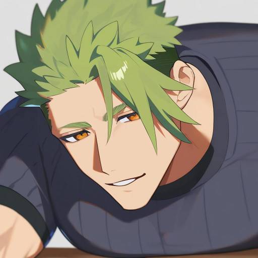 Illustration of Achilles (fate), fate (series) in the style of Inuyama nanami