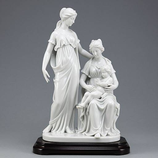 Classical Porcelain Figurine Group