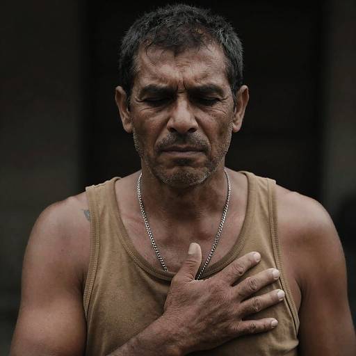 Portrait of a Weary Middle-Aged Man