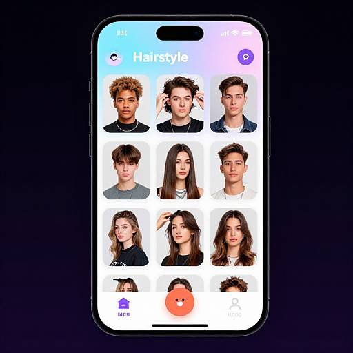 Photograph of a smartphone screen displaying a 