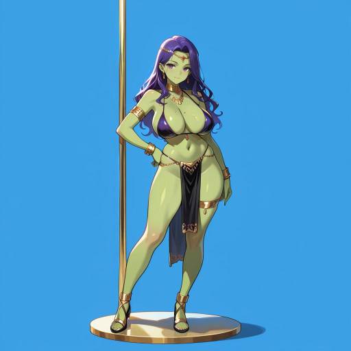Voluptuous Succubus in Alluring Pose Voluptuous Succubus in Alluring Pose