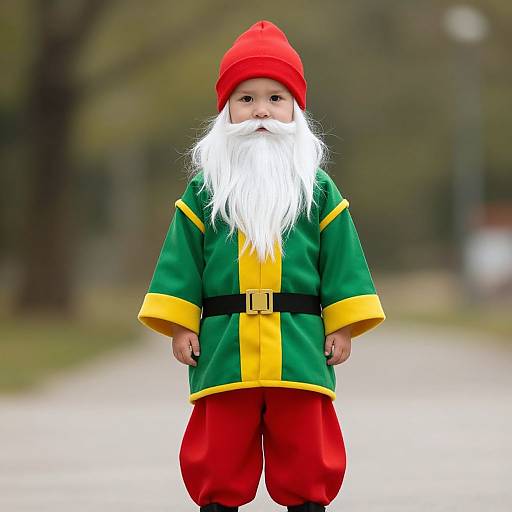 Child Dressed as Santa Claus