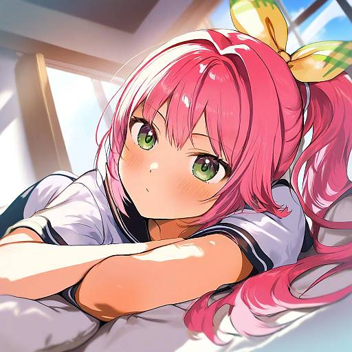 Illustration of Hana (pangya), pangya in the style of Konbu wakame