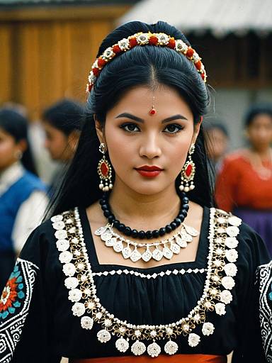 Alitaptap Folk Dance Costume Portrait