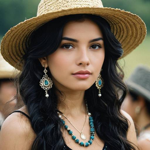 Mystical Gypsy Girl with Jewelry