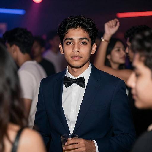 Vibrant Nightclub Scene with Dancing Crowds