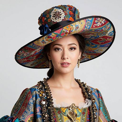 Opulent Rococo Fashion Portrait