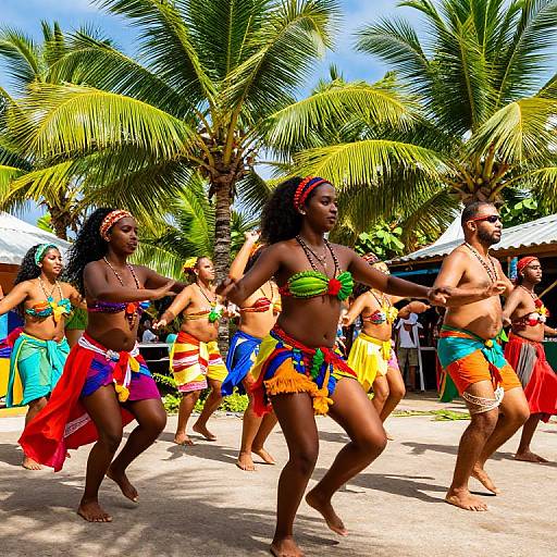 Vibrant Macarena Dance Celebration