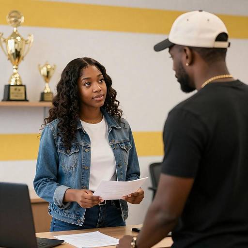 Young Black Professionals at Work