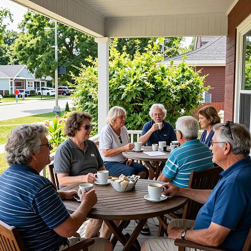 Sunny Porch Gathering at Arbor View