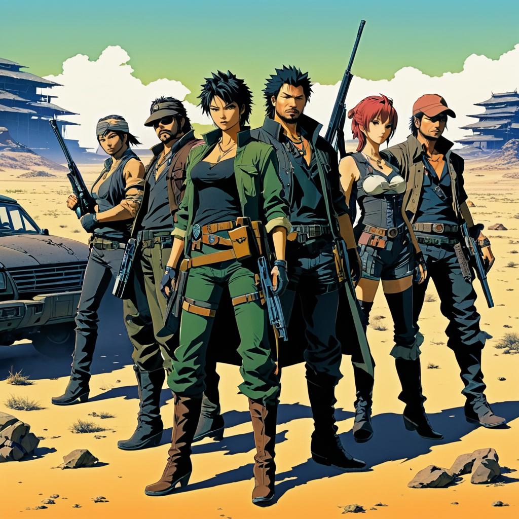 Bounty Hunters in a Desert Wasteland