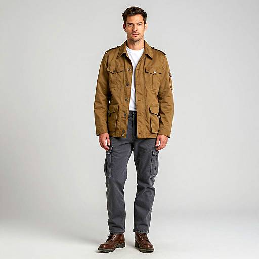 Military Style Casual Fashion Photography