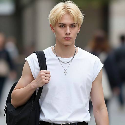 Realistic Male in Feminine Costume