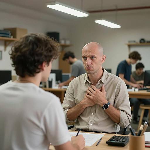 Intense Moments in a Cluttered Workshop