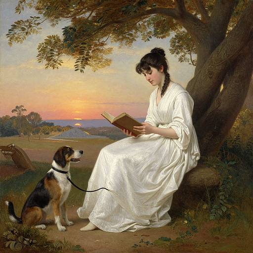 19th-Century French Oil Portrait