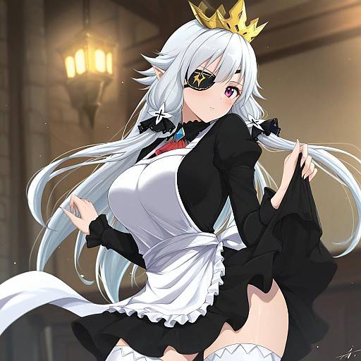 Illustration of Aldra (queen's blade), queen's blade in the style of Feint721