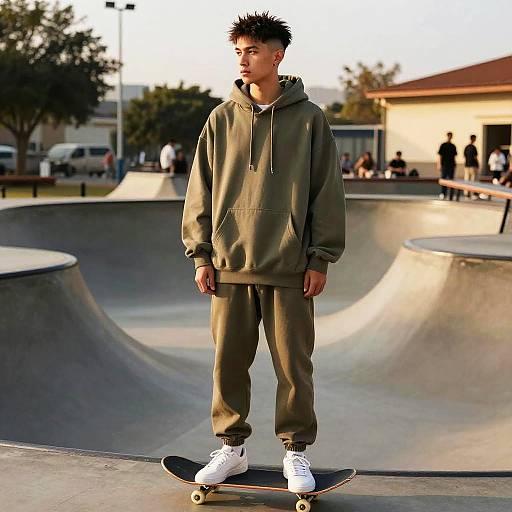 Faux Hawk Fade Streetwear Fashion