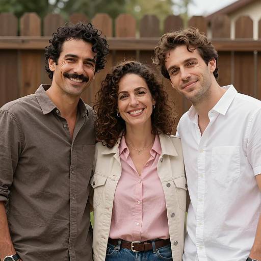 Joyful Outdoor Gathering of Friends