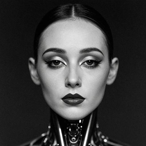 Vintage Cyborg Concept Album Portrait