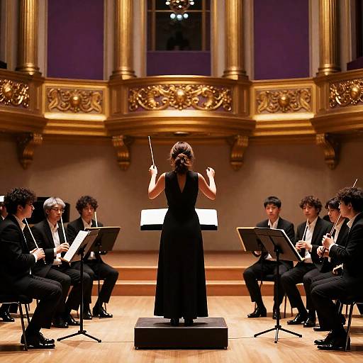 Elegance of a Concert Hall Performance