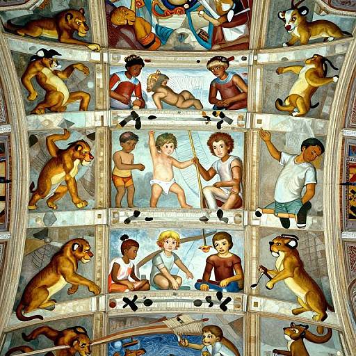 Sistine Chapel Ceiling by Kids