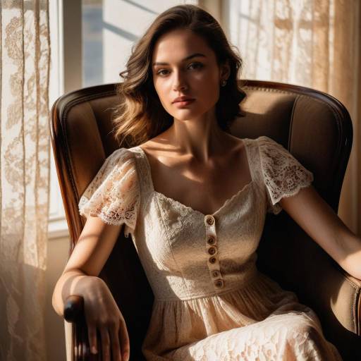Warm Natural Light Portrait of a Woman