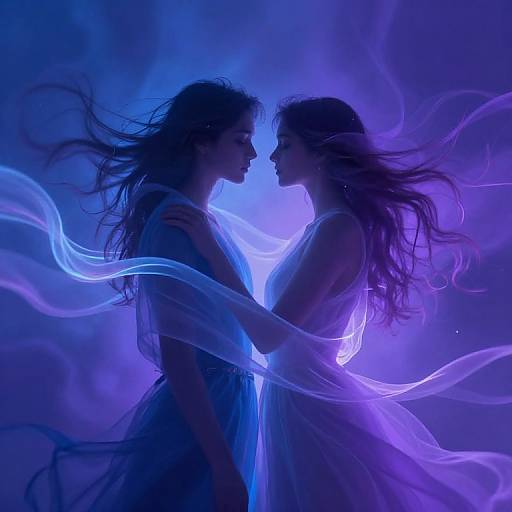 Abstract Dreamscape of Connected Souls