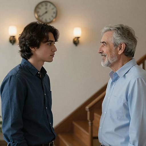 Emotional Conversation Between Two Generations