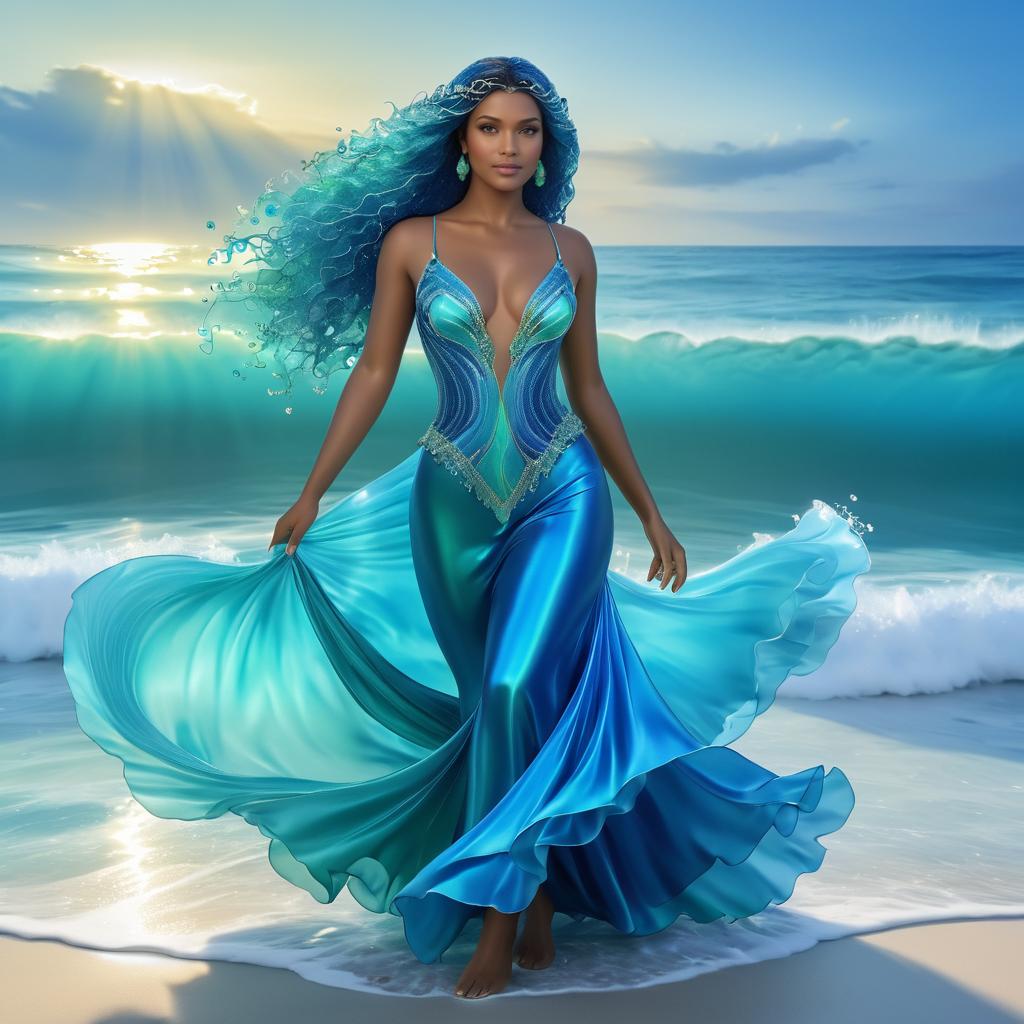 Enchantress of the Serene Shoreline