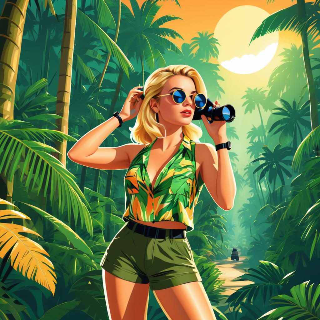 GTA V Inspired Jungle Exploration Art