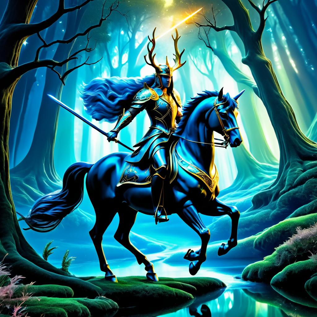 Valiant Centaur in a Mystical Forest