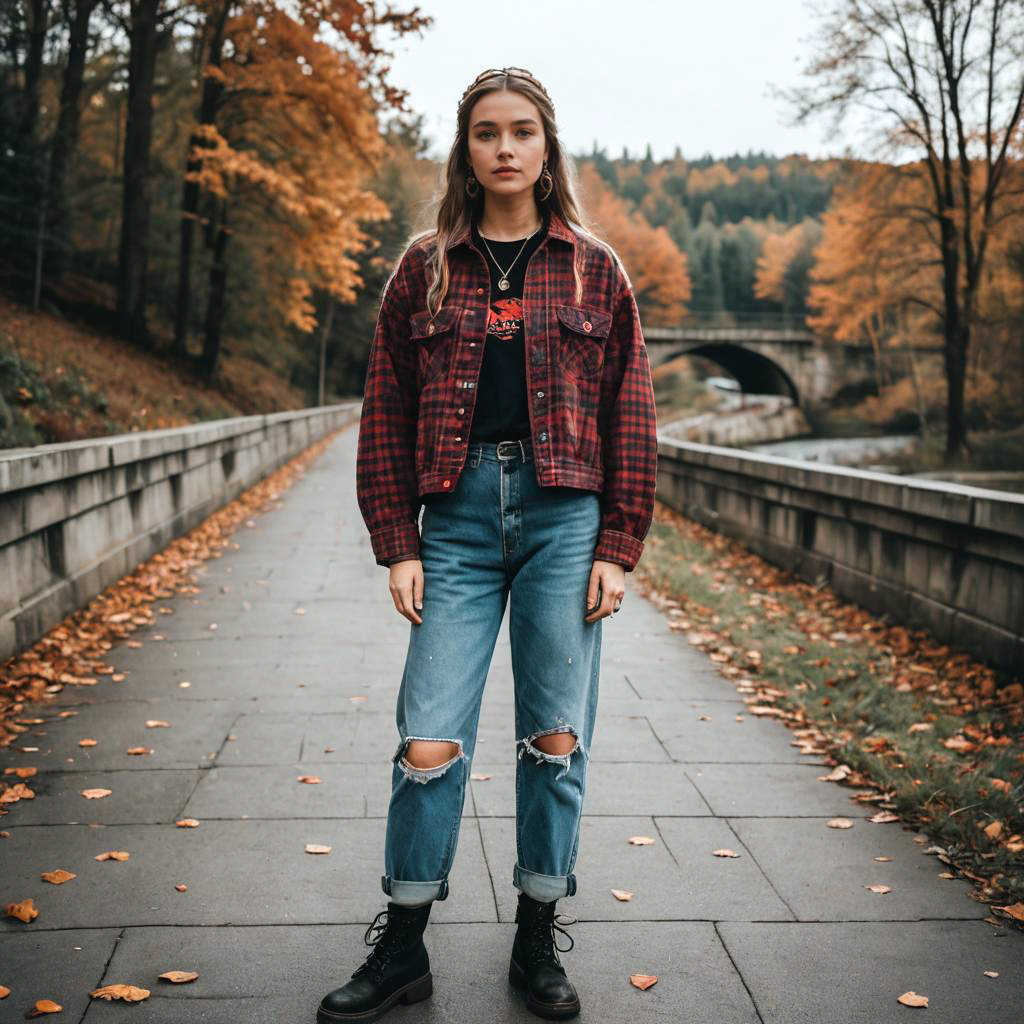 90s Fashion Photo with Waist Woman