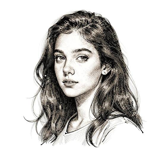 Vintage Pen and Ink Photo Illustration