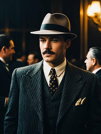 Candid Portrait of 1920s Man